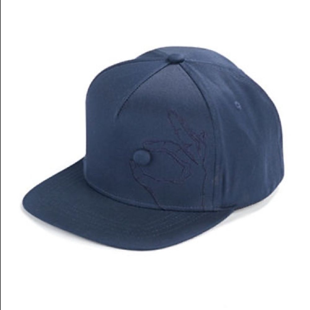 Drink Beer Save Water Picking Up Snapback-BLUE-One Size